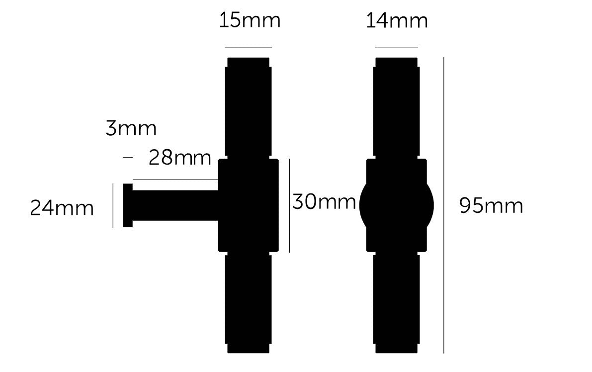 Buster & Punch T-Bar Handle - Cross Range